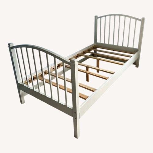 Used Crate & Barrel Twin Bed for sale on AptDeco