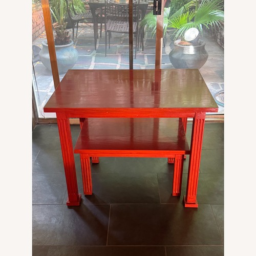 Used Pair Of Lacquered Wood Tables for sale on AptDeco