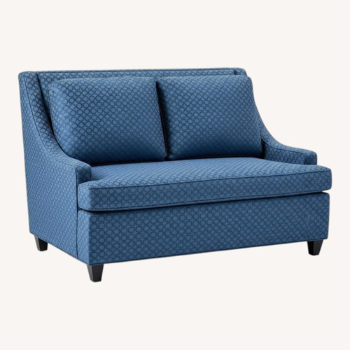 Used Carlyle Blue Fabric 2 Seater Sofa for sale on AptDeco