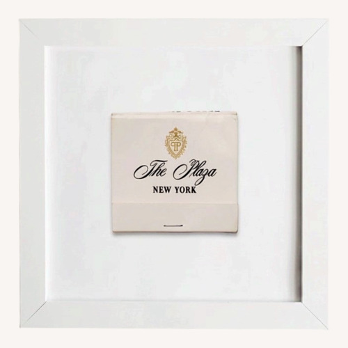 Used The Plaza Matchbook Framed Print for sale on AptDeco