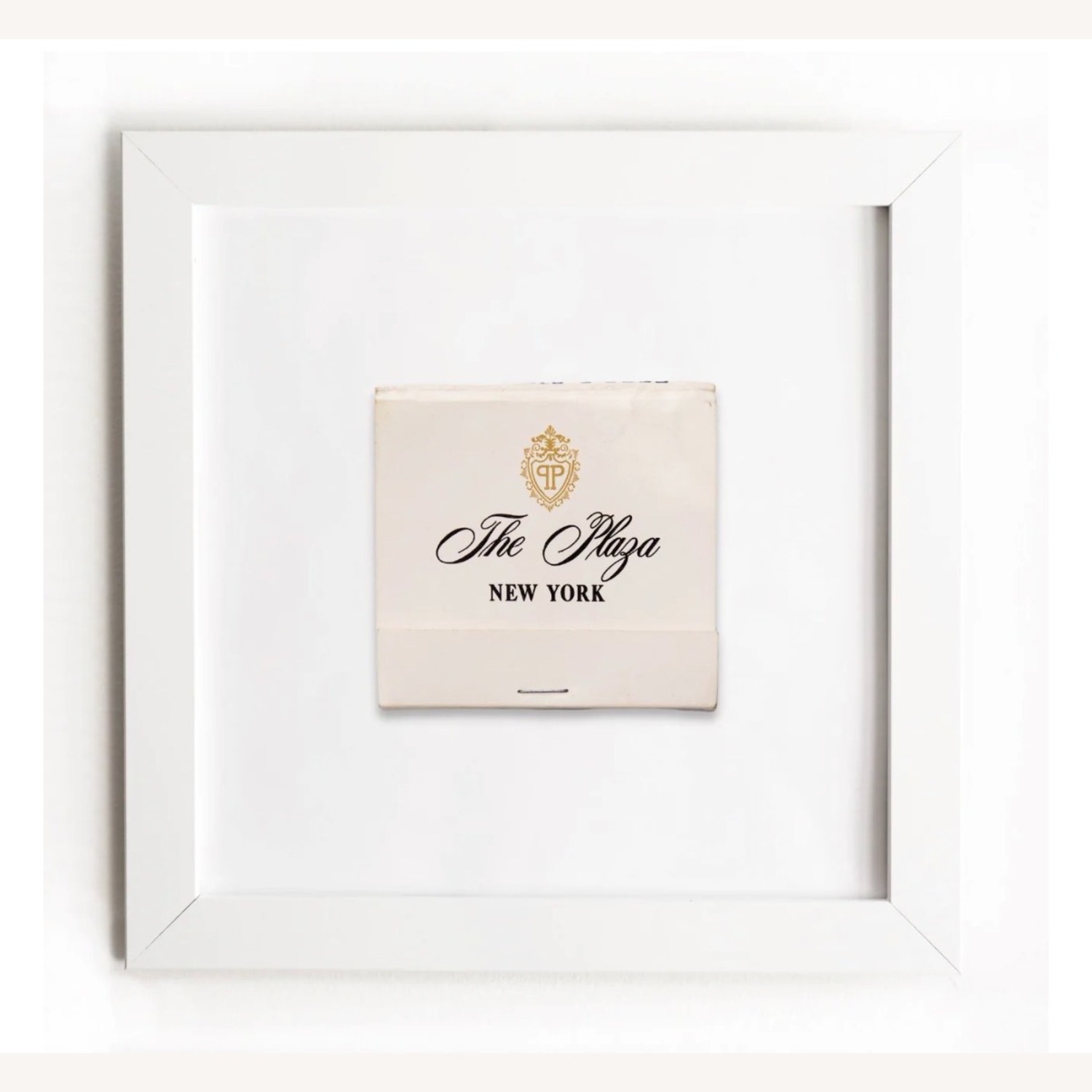 The Plaza Matchbook Framed Print - image-1