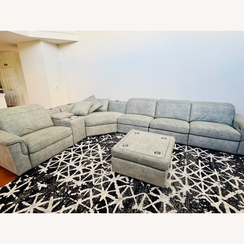 Used Bluetooth Speaker Recliner Sofa With Ottoman  for sale on AptDeco