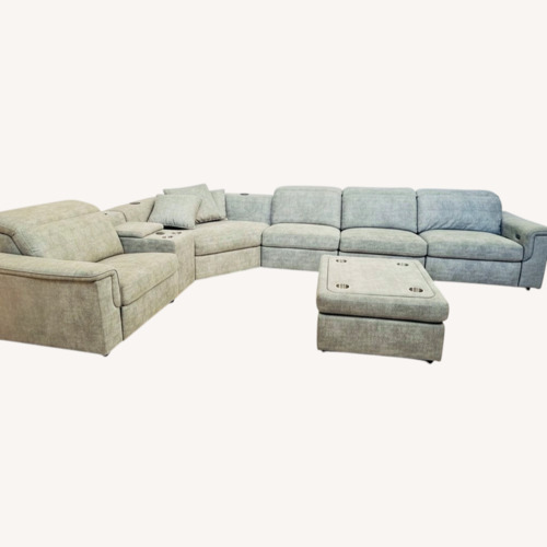 Used Bluetooth Speaker Recliner Sofa With Ottoman  for sale on AptDeco