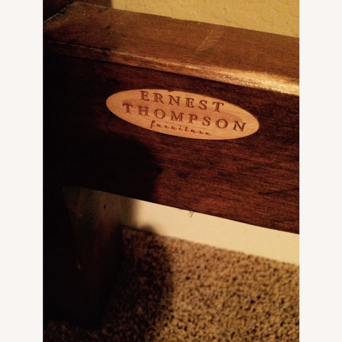 Used Vintage/Antique Dark Brown Wood King Bed for sale on AptDeco