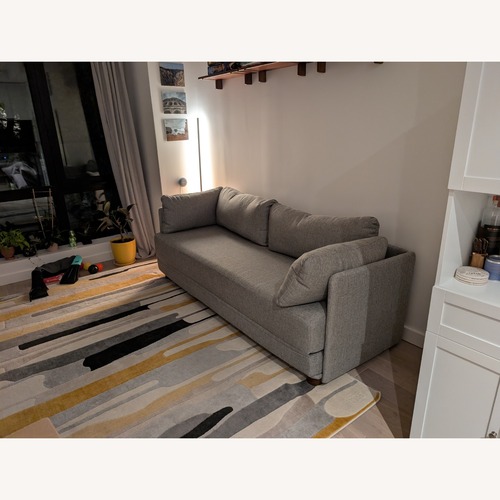 Used Burrow Shift  Light Gray Fabric Sleeper Sofa for sale on AptDeco