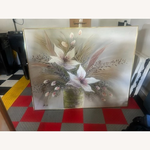 Used The White Lilly Art for sale on AptDeco
