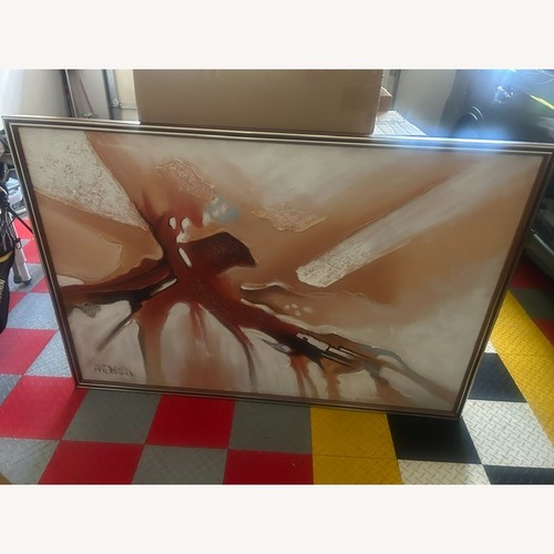 Used Abstract Oil Painting by Anderson for sale on AptDeco