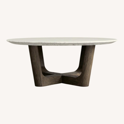 Used Arhaus Saint Germain Marble Coffee Table for sale on AptDeco