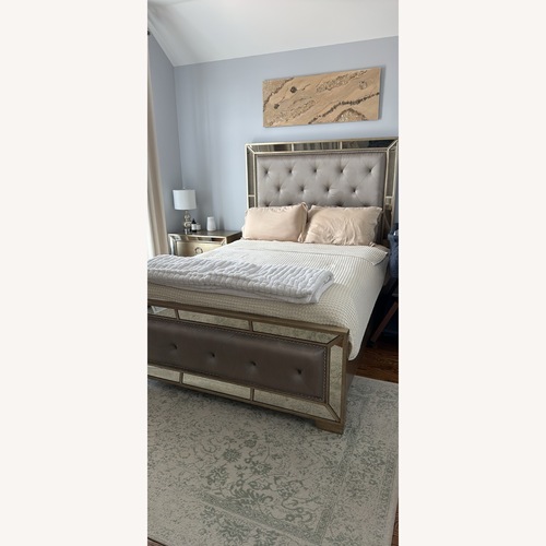 Used Pulaski Furniture Wood Queen Bed for sale on AptDeco