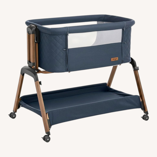 Used Blue Fabric Baby Bassinet  for sale on AptDeco