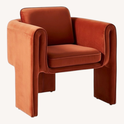 Used Urban Outfitters Floria Velvet Armchair for sale on AptDeco