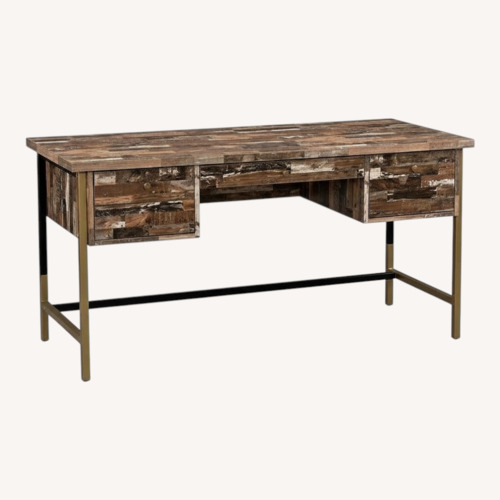 Used Kemper 4-drawer Writing Desk Salvaged Cabin for sale on AptDeco