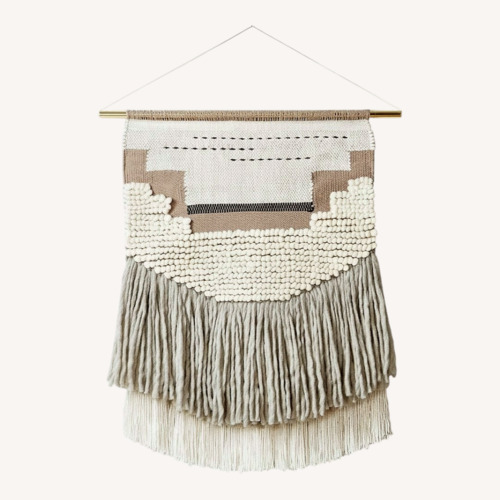 Used CB2 Woven Natural Wool Wall Decor for sale on AptDeco