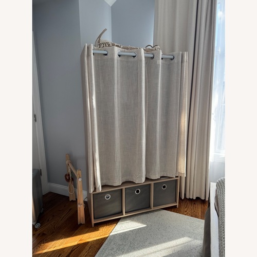 Used Wes 3 Bin Armoire Standing Closet for sale on AptDeco