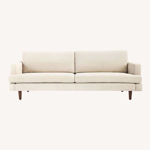 Used AllModern Natural Microsuede 3+ Seater Sofa for sale on AptDeco