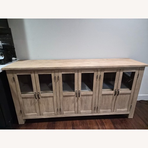 Used Pottery Barn Natural Toscana Buffet (75") for sale on AptDeco