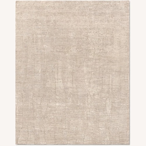 Used Restoration Hardware Lasya Silk & Wool Rug – 12' × 15' Sand | Silk for sale on AptDeco