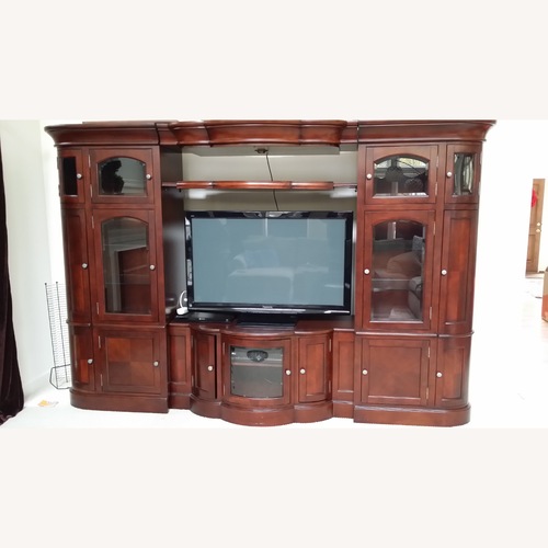 Used Large Entertainment Center for sale on AptDeco