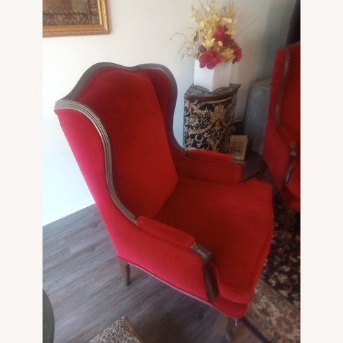 Used Red Velvet Accent Chairs for sale on AptDeco