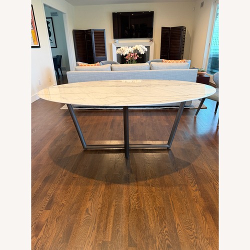 Used Mitchell Gold + Bob Williams White Dining Table for sale on AptDeco