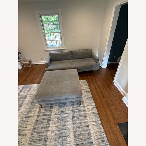 Used West Elm Andes Couch and Ottoman for sale on AptDeco