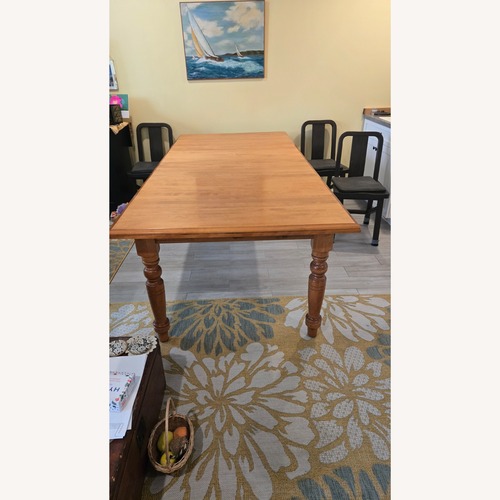 Used Bermex 100% solid Canadian Birch Dining Table for sale on AptDeco