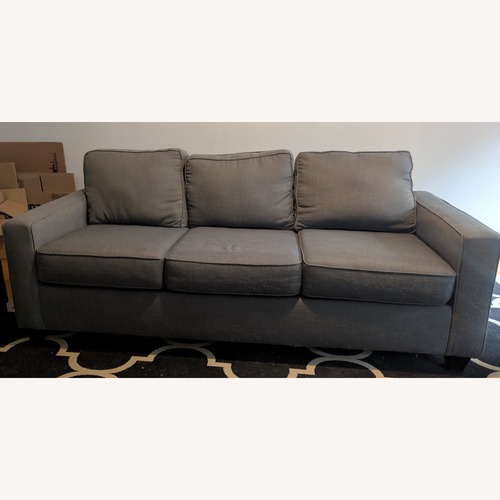Used American Signature Furniture 3+ Seater Sofa - Smoke Gray for sale on AptDeco