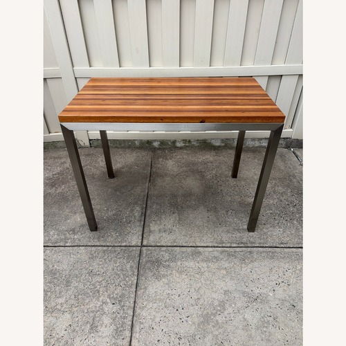 Used Crate & Barrel Parsons Multi-Wood Dining Table for sale on AptDeco