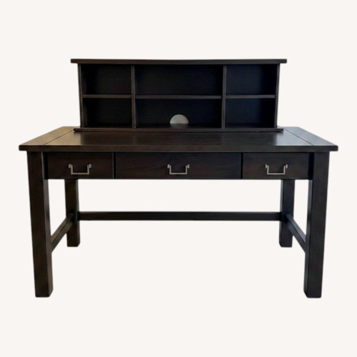 Used Pier 1 Imports Dark Brown Desk for sale on AptDeco