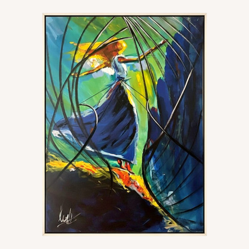 Used Mixed Material Painting Original for sale on AptDeco
