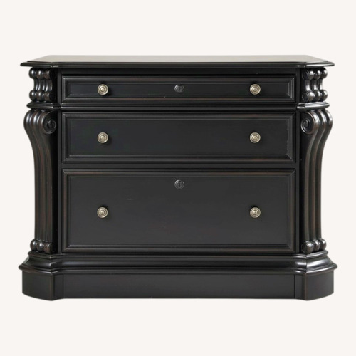 Used Hooker Furniture Corporation Black Wood Sideboard for sale on AptDeco