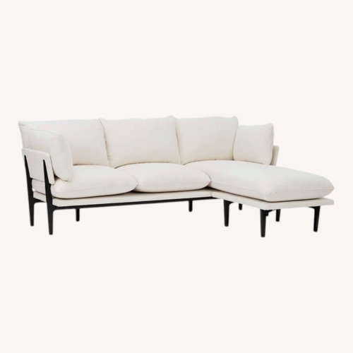 Used Floyd Light Gray 2 Piece Sectional for sale on AptDeco