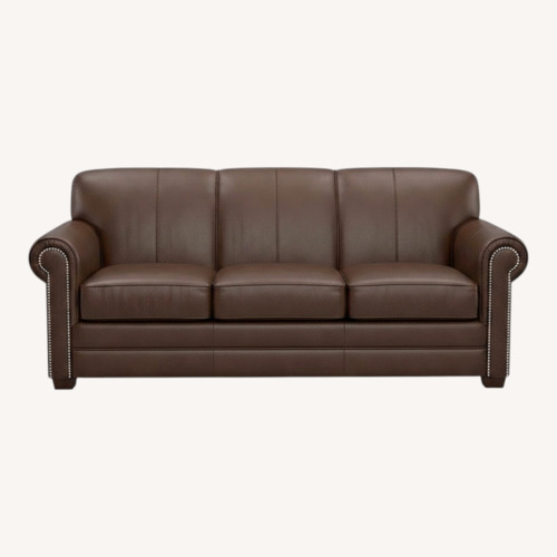 Used Century Furniture Leather Sofa  for sale on AptDeco