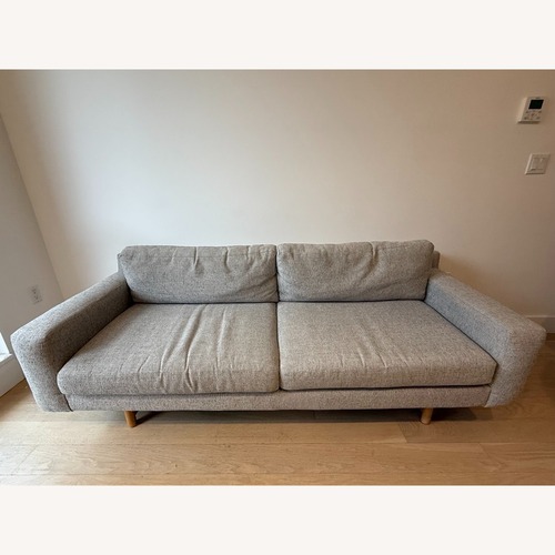 Used West Elm Light Gray Fabric 2 Seater Sofa for sale on AptDeco