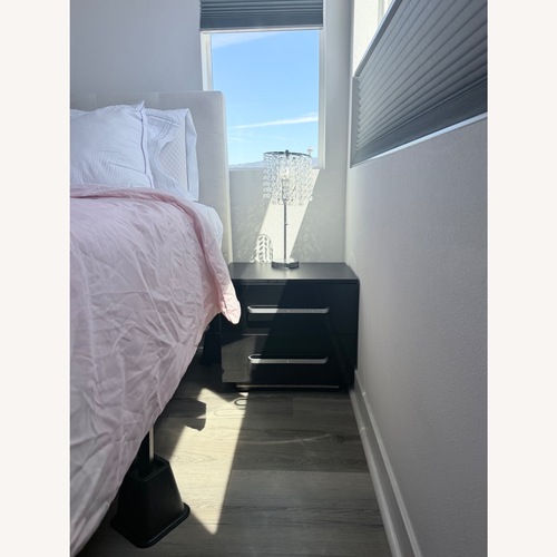 Used Wayfair Black Wood Nightstands for sale on AptDeco