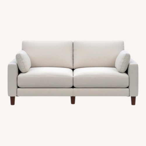 Used Burrow Union Off-White Fabric Loveseat for sale on AptDeco