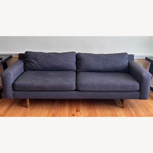 Used West Elm 82" Eddy 2 Seater Sofa Indigo Blue for sale on AptDeco