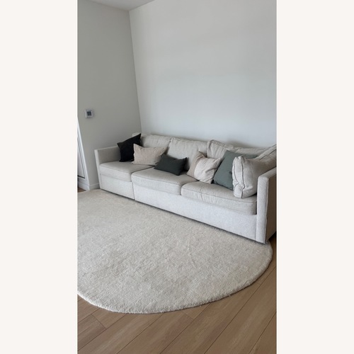 Used West Elm Natural Fabric Sleeper Sofa for sale on AptDeco