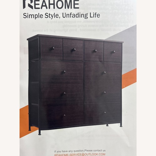 Used Amazon Dark Brown Wood Dresser for sale on AptDeco