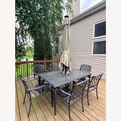 Used Black Metal Patio Furniture for sale on AptDeco