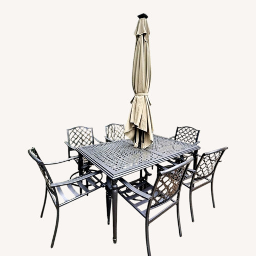 Used Black Metal Patio Furniture for sale on AptDeco