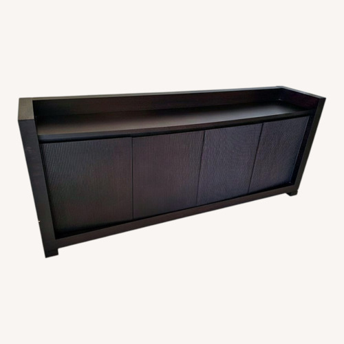 Used Dark Brown Wood Console for sale on AptDeco