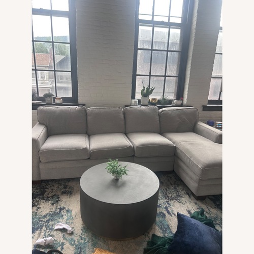 Used La-Z-Boy Light Gray Fabric 3+ Seater Sofa for sale on AptDeco