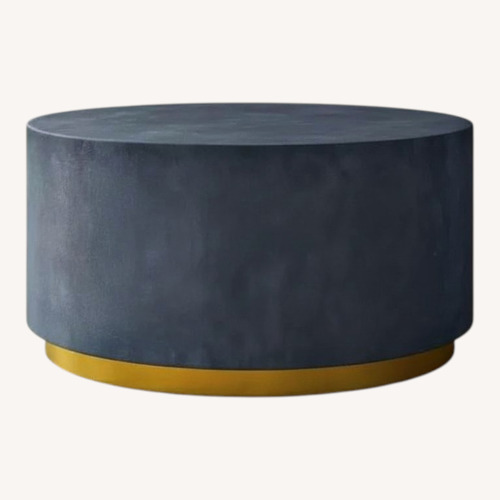 Used Dark Gray Ceramic Coffee Table for sale on AptDeco