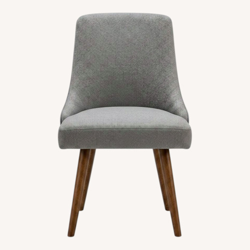 Used West Elm Light Gray Fabric Office Chair for sale on AptDeco