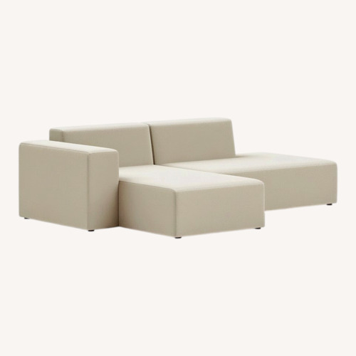 Used Floyd Natural Fabric 2 Piece Sectional for sale on AptDeco