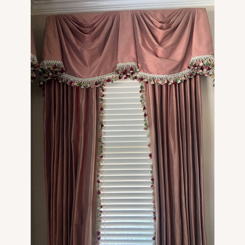 Used Custom Silk Draperies  for sale on AptDeco