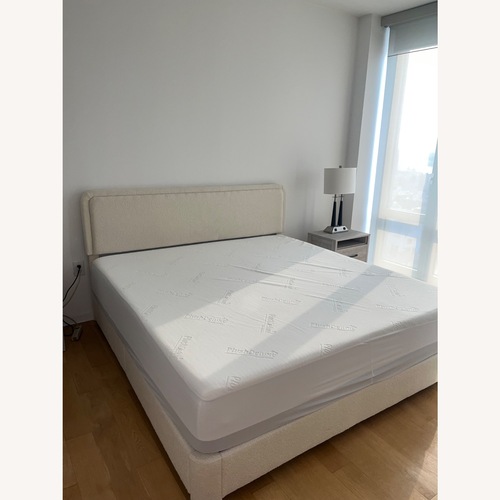 Used Wayfair Upholstered King Size Bed for sale on AptDeco