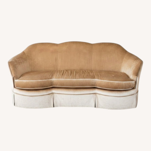Used Silver Fabric 3+ Seater Sofa for sale on AptDeco