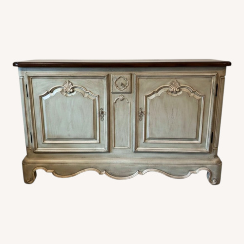 Used Domain Furniture Green Wood Sideboard for sale on AptDeco